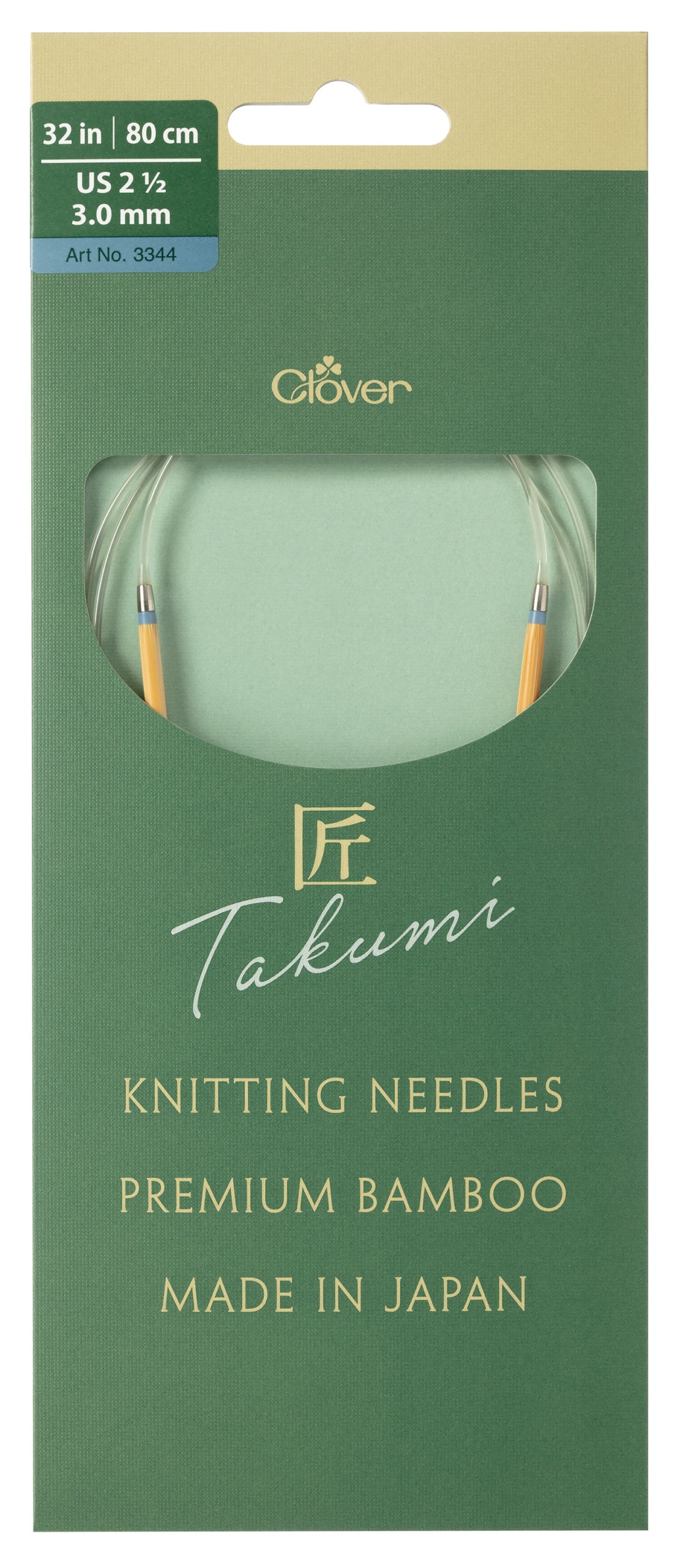 Clover Pro Takumi Bamboo Circular Knitting Needles