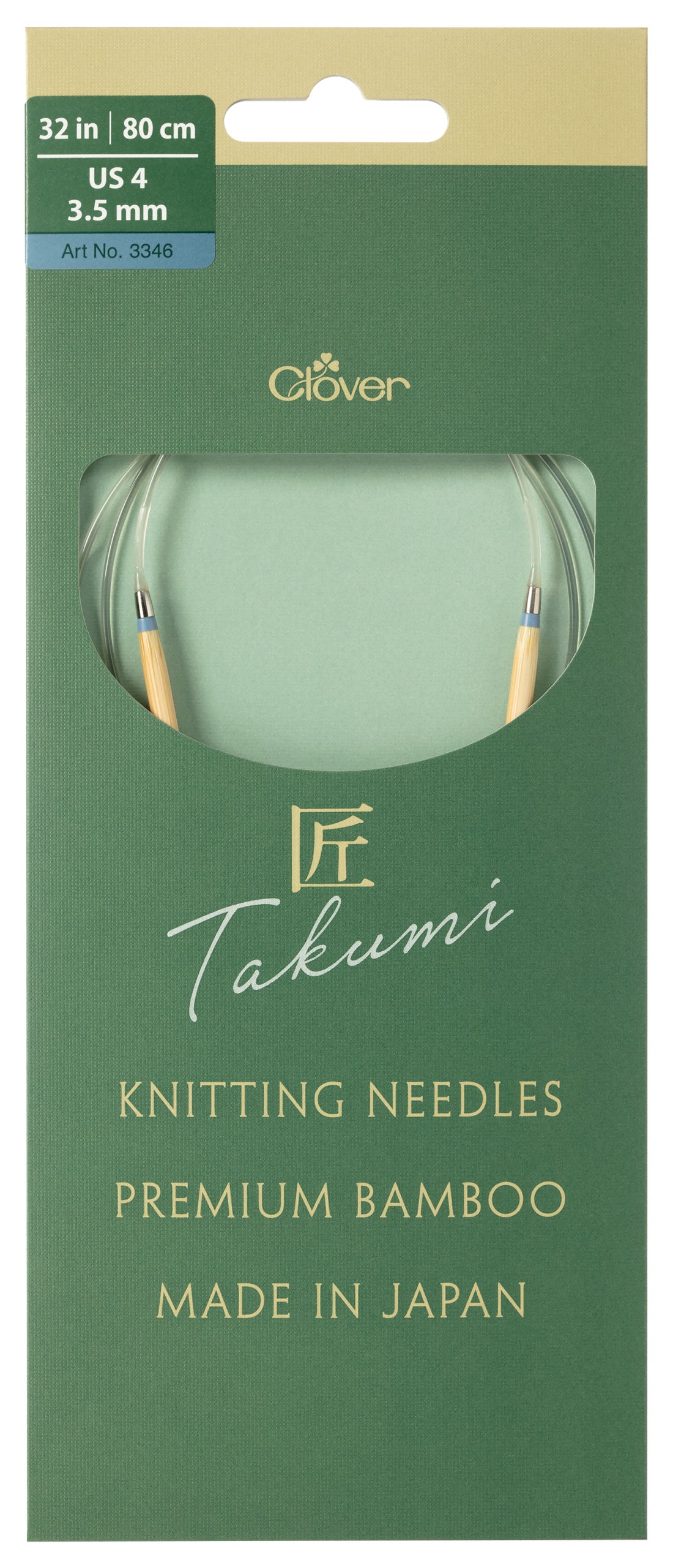 Clover Pro Takumi Bamboo Circular Knitting Needles