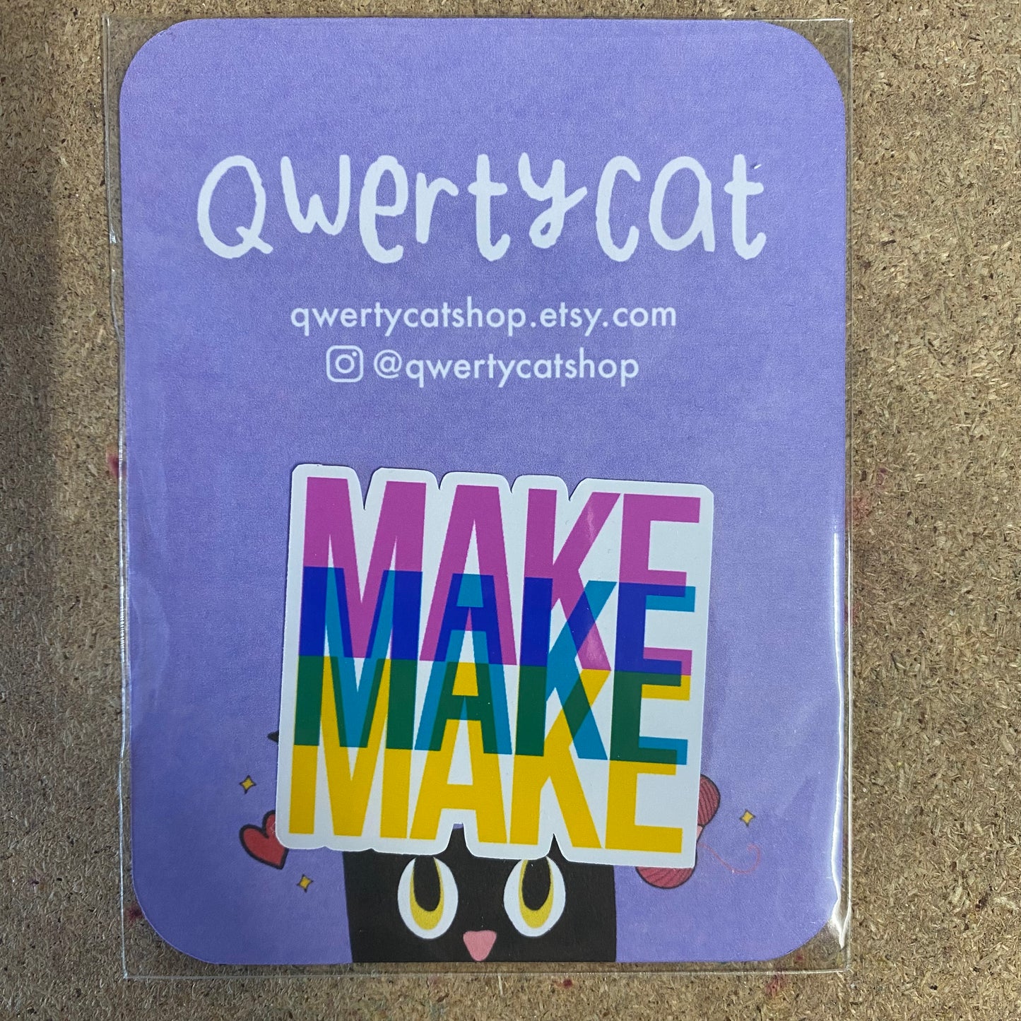 Qwerty Cat - Stickers