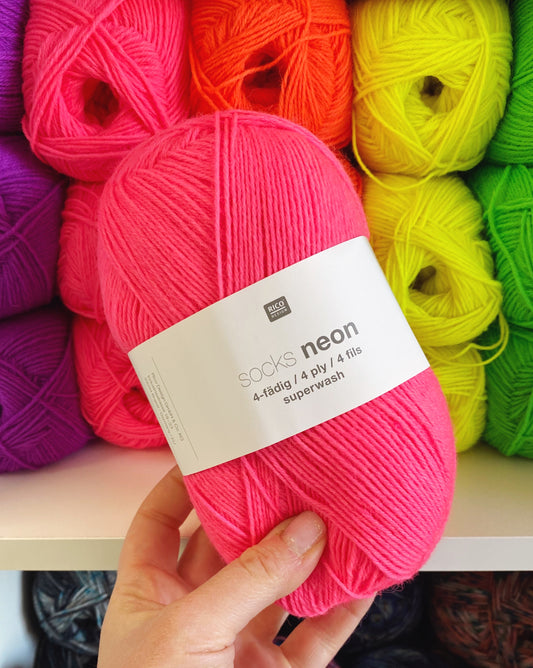 Rico - Neon- 4ply Sock Yarn