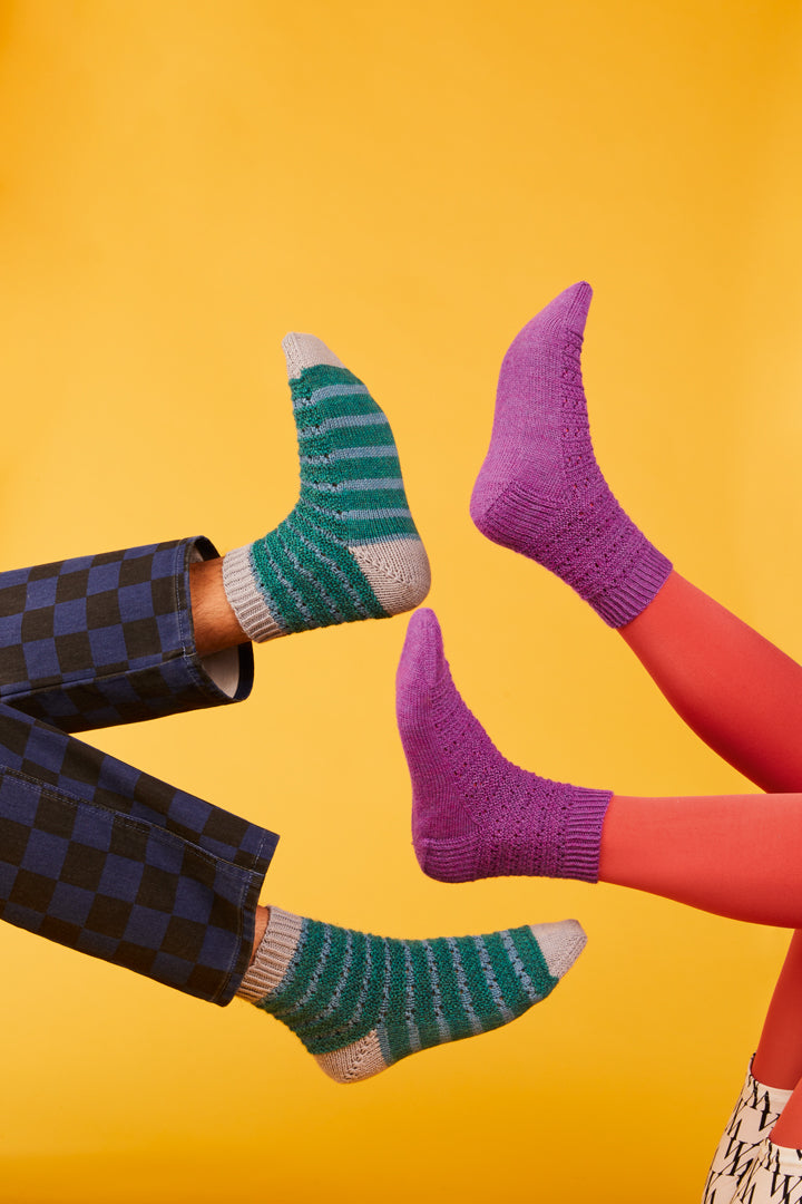 Ready Set Socks - By Rachel Coopey for Pom Pom