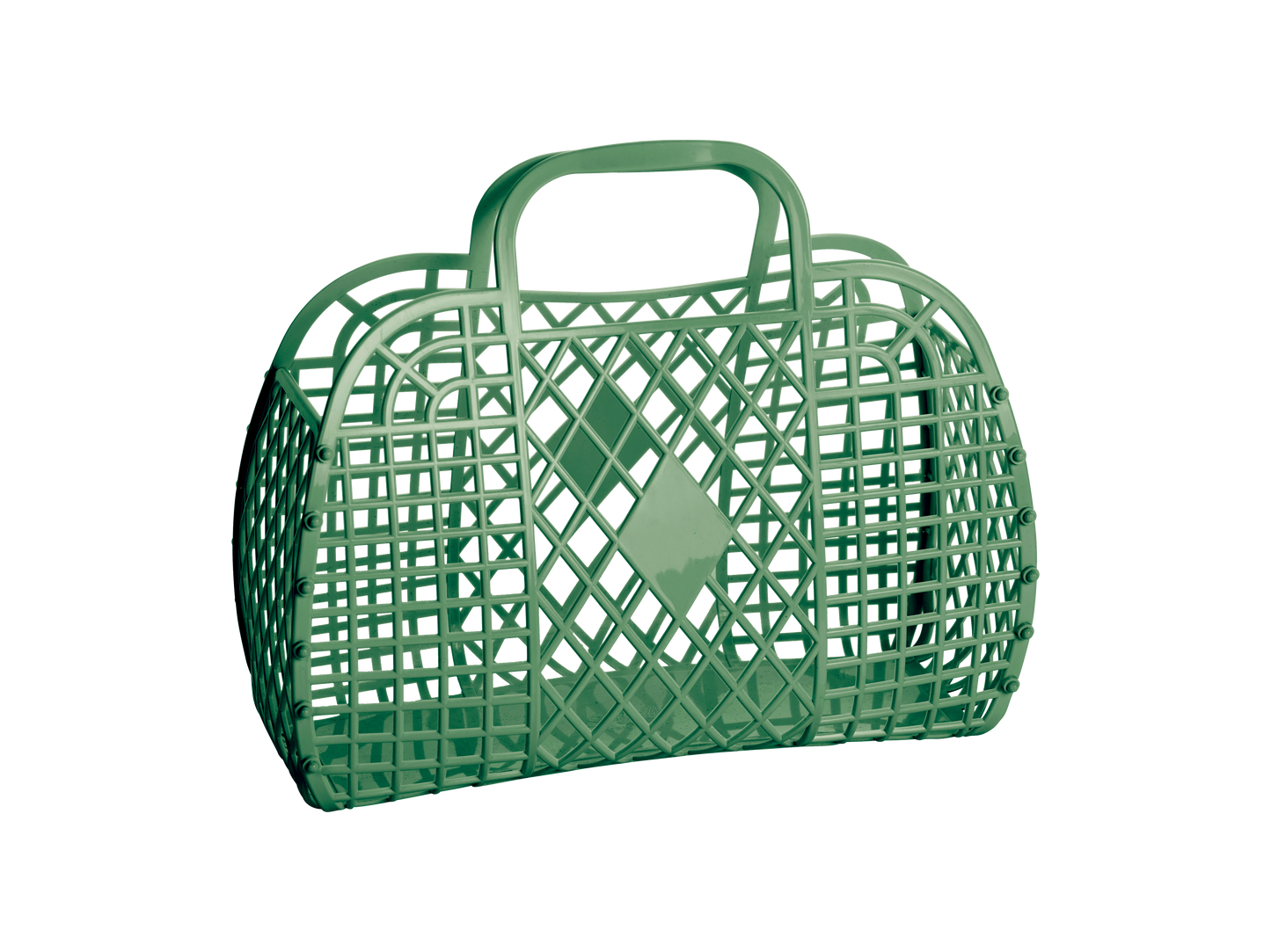 Retro Basket - Large - Jelly Shopping Bag