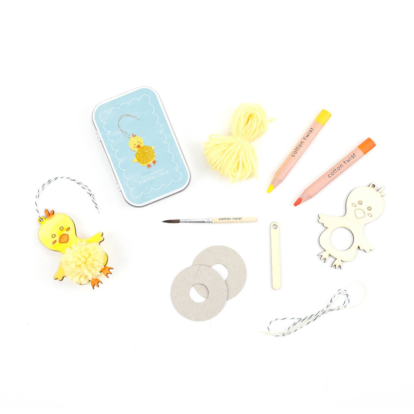 Cotton Twist Kids Craft Tin