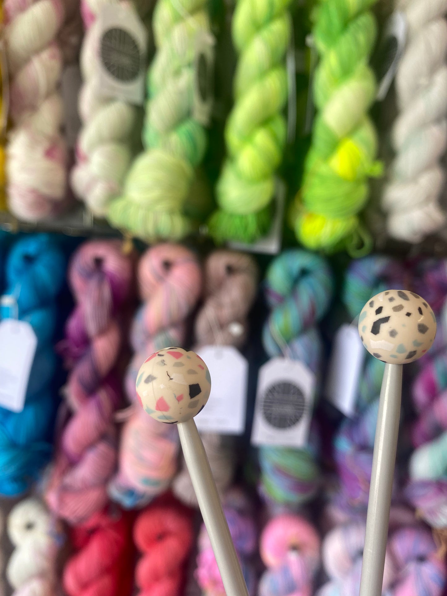 knitting needle stoppers