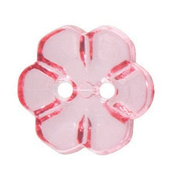 Transparent Flower Buttons - 12mm