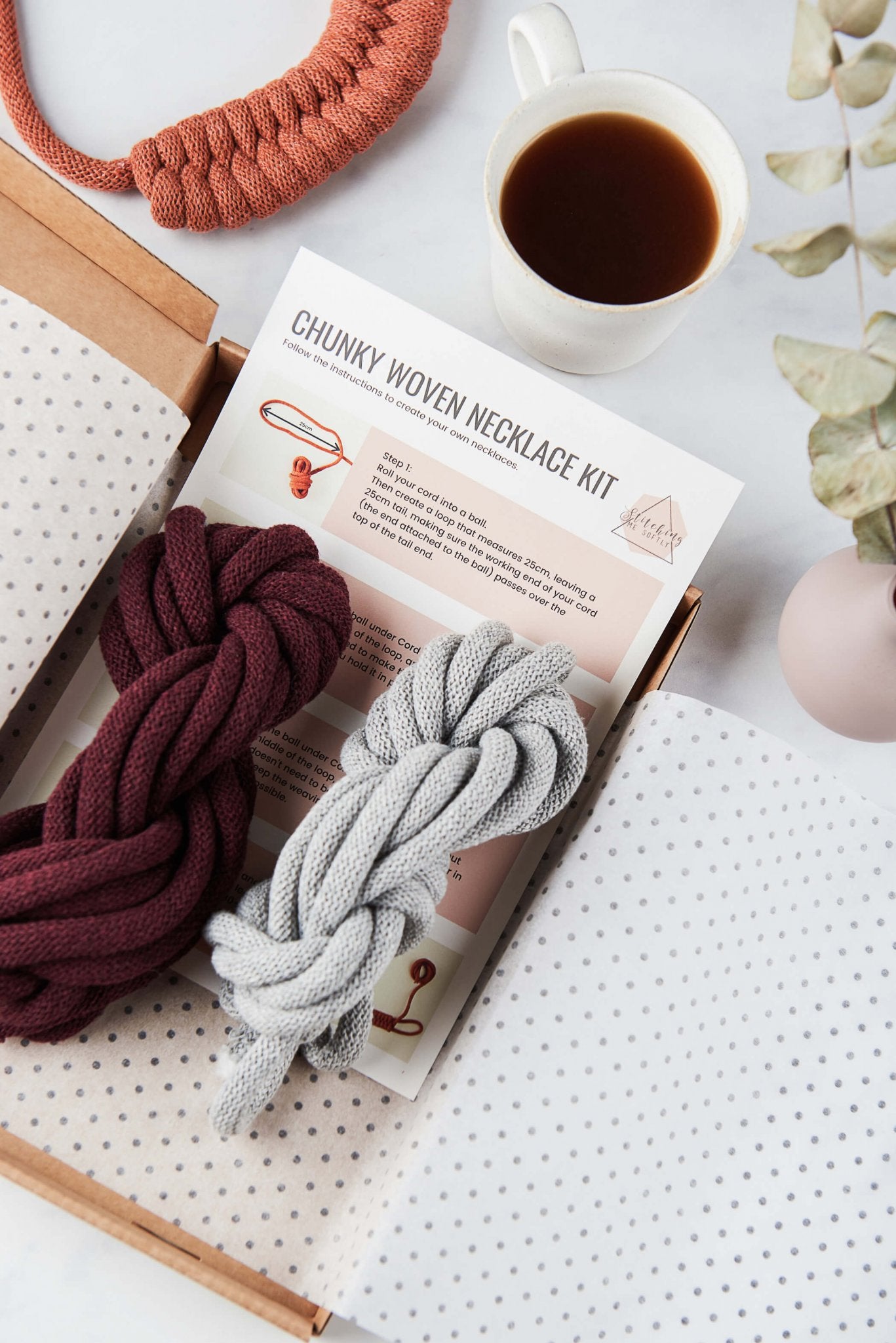 Stitching Me Softly - Macrame Necklace Kit