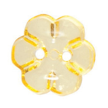 Transparent Flower Buttons - 12mm