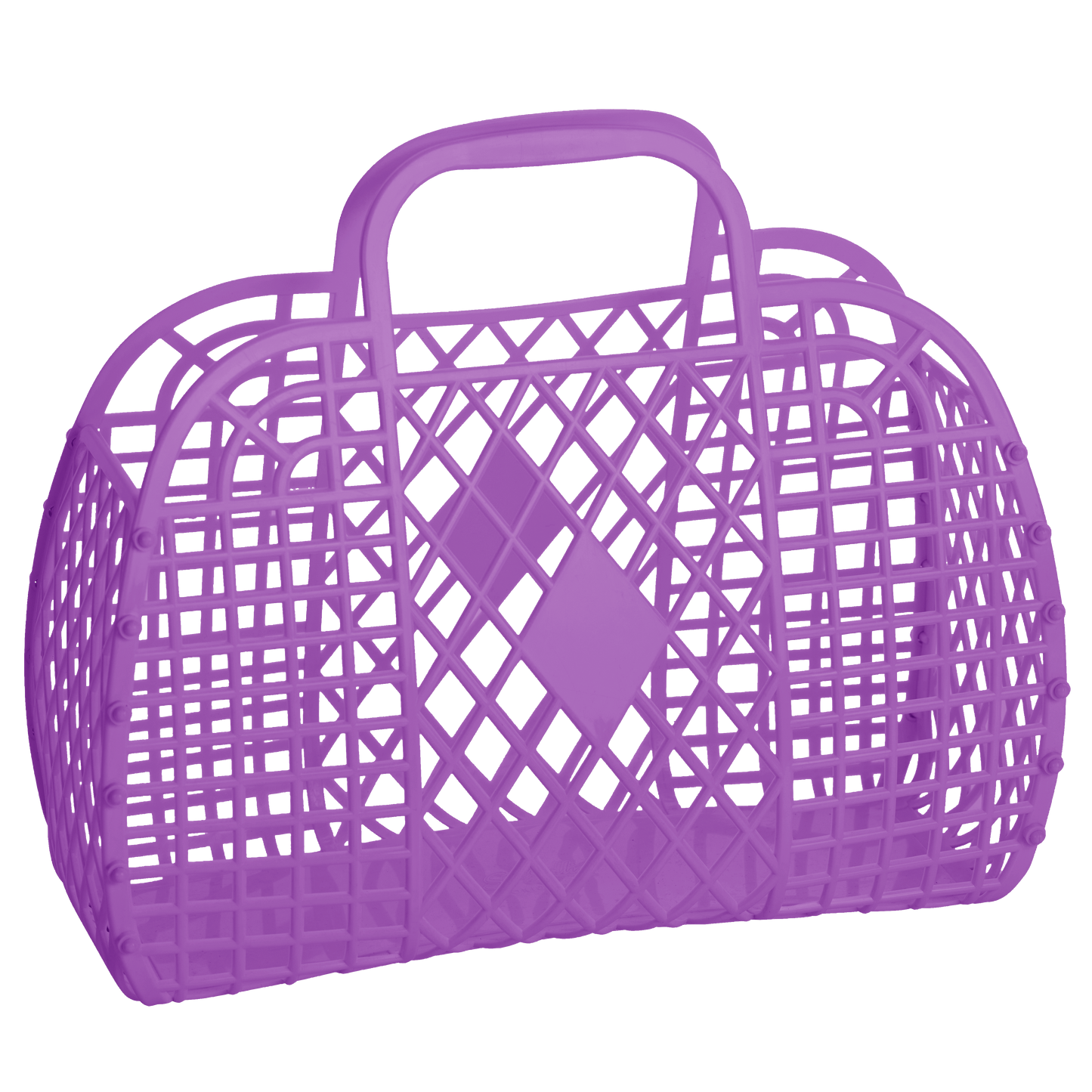 Retro Basket - Large - Jelly Shopping Bag