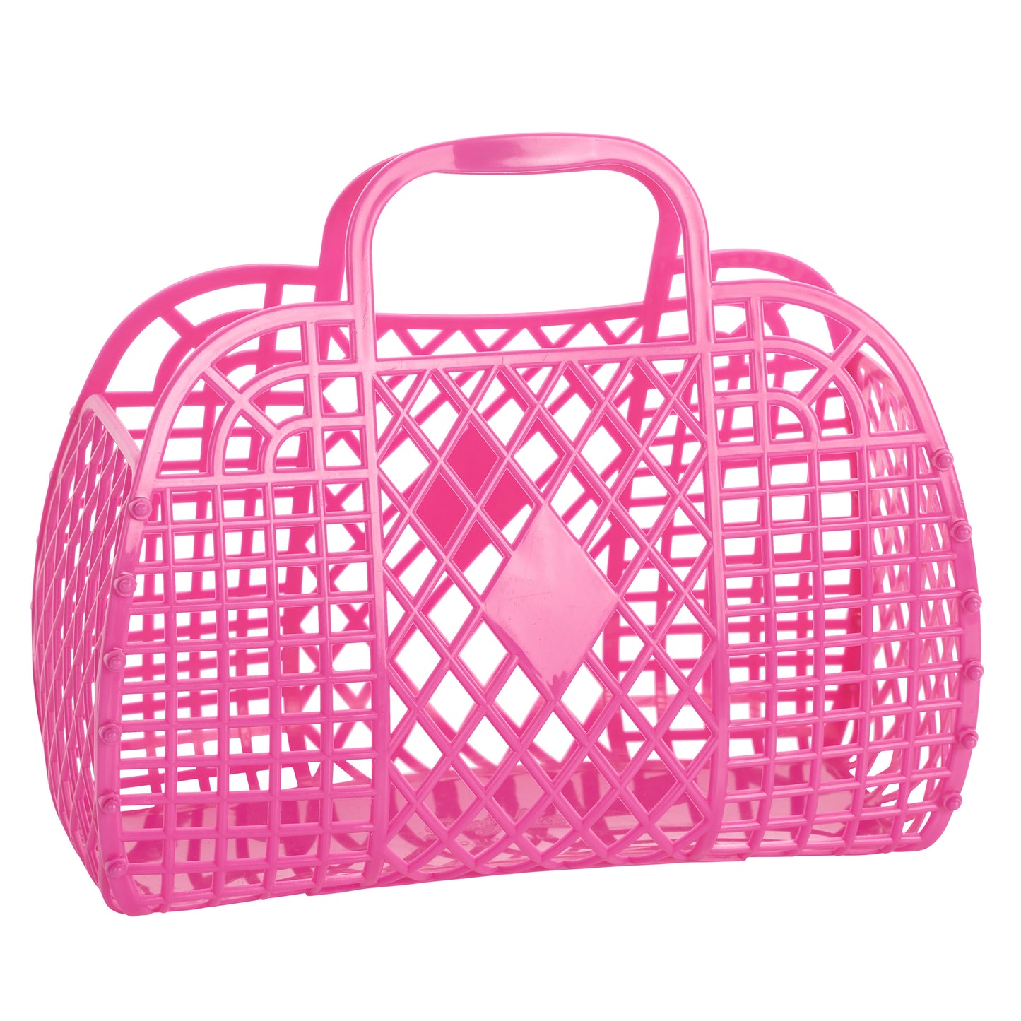 Retro Basket - Large - Jelly Shopping Bag