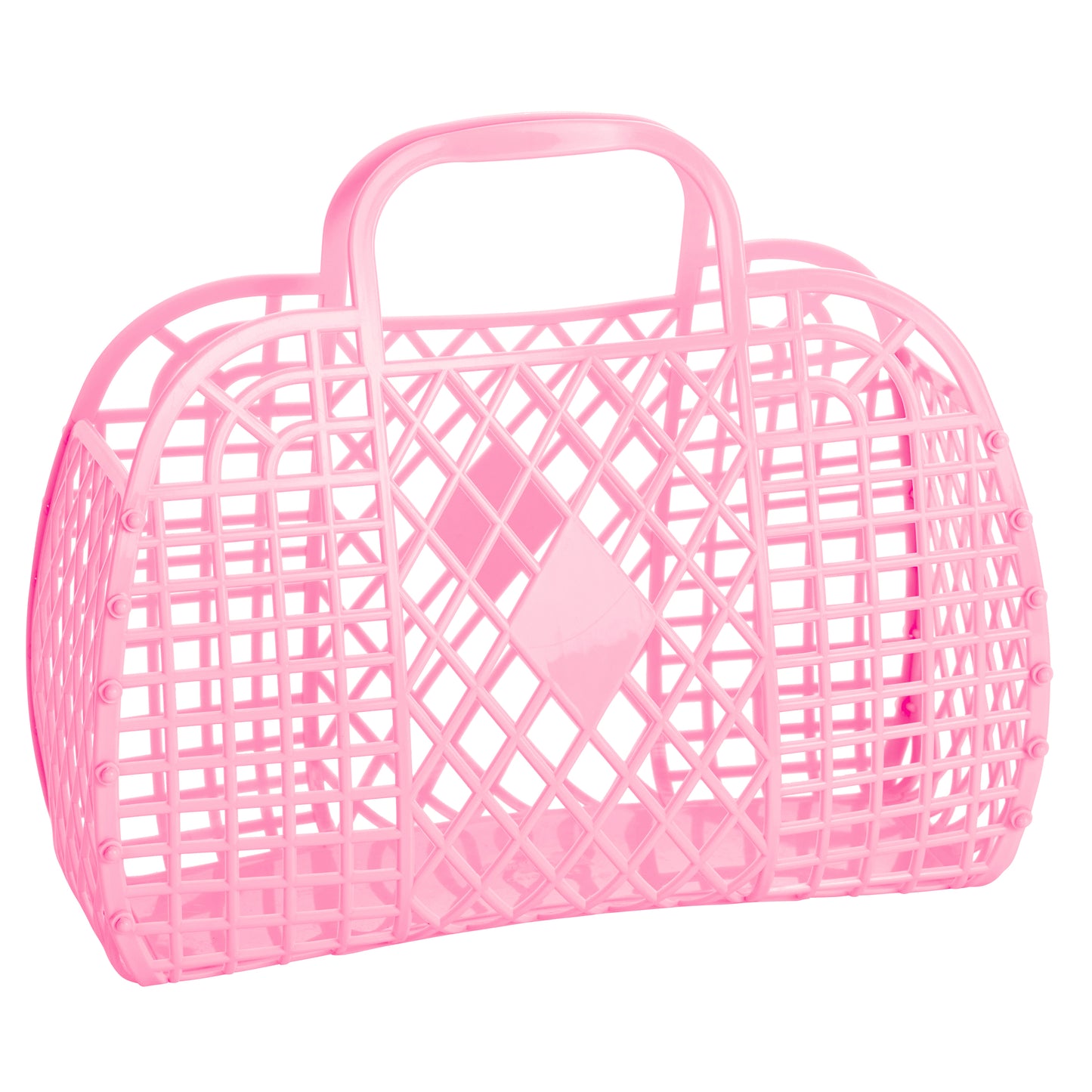 Retro Basket - Large - Jelly Shopping Bag