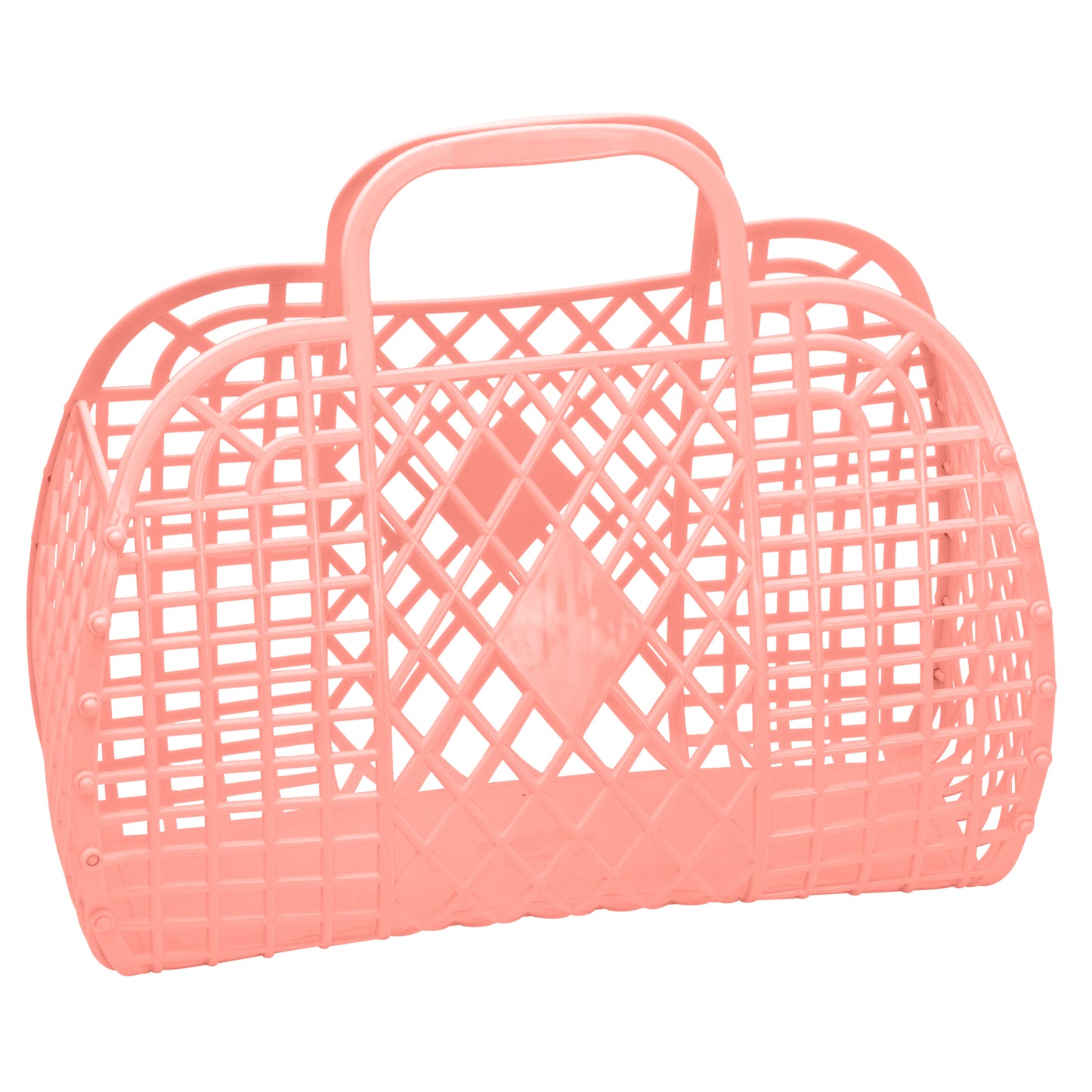 Retro Basket - Large - Jelly Shopping Bag