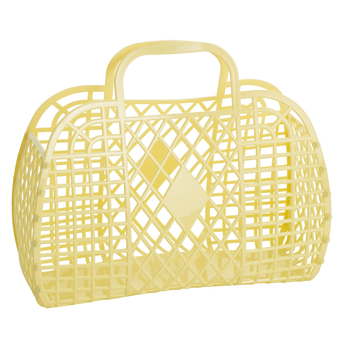 Retro Basket - Large - Jelly Shopping Bag