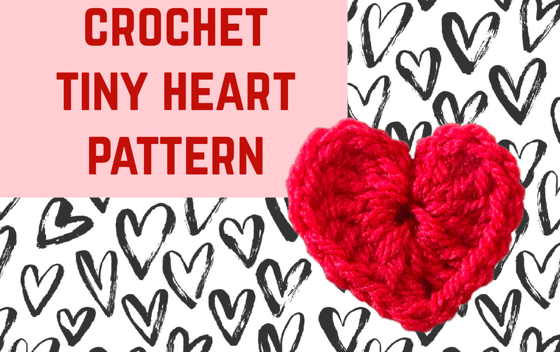 Teeny Crochet Heart Pattern