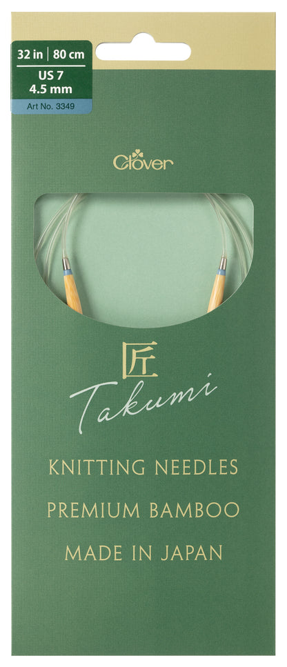 Clover Pro Takumi Bamboo Circular Knitting Needles