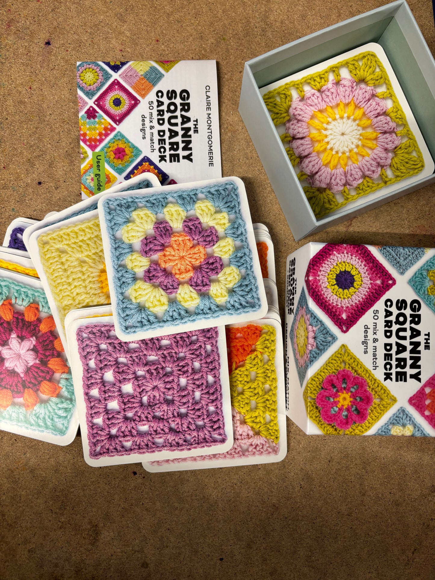 The Granny Square Card Deck by Claire Montgomerie