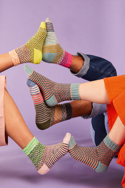 Ready Set Socks - By Rachel Coopey for Pom Pom