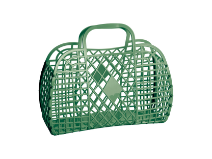 Retro Basket -  Large - Jelly Shopping Bag