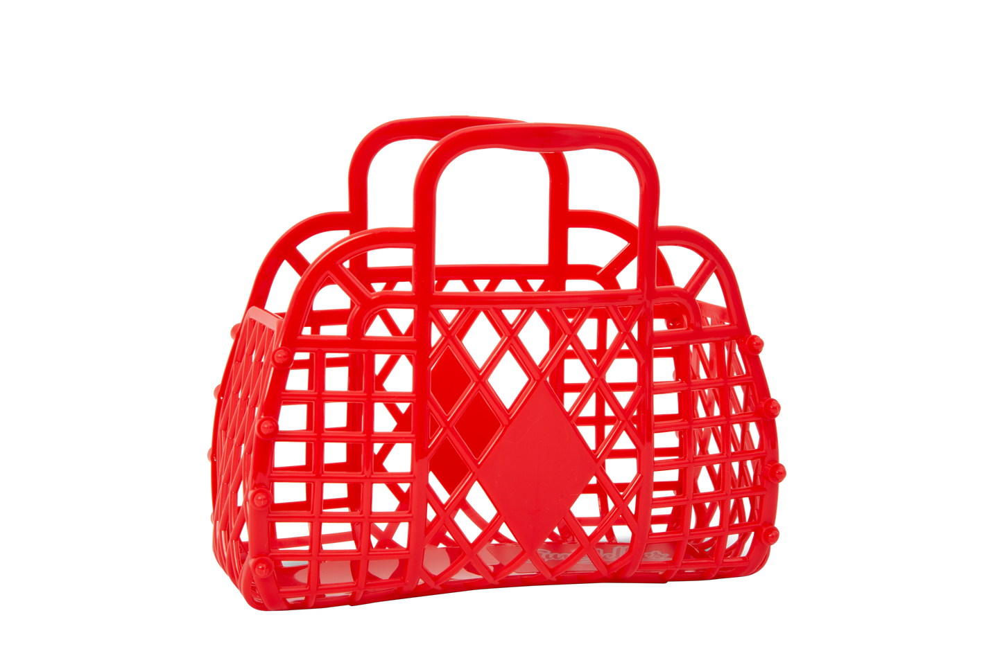 Retro Basket -  Mini - Jelly Shopping Bag