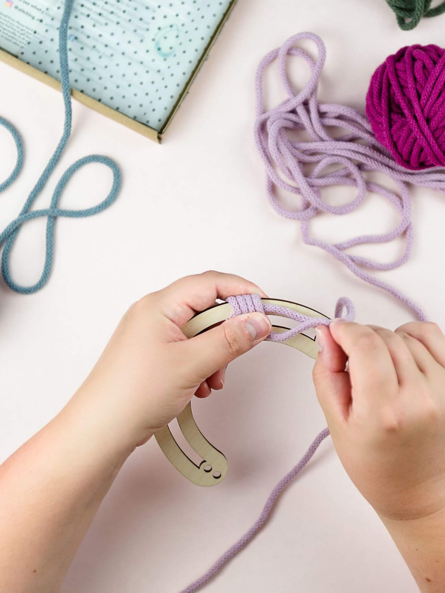 Stitching Me Softly - Framed Necklace Kit