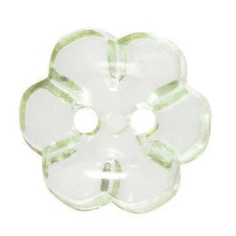 Transparent Flower Buttons - 12mm