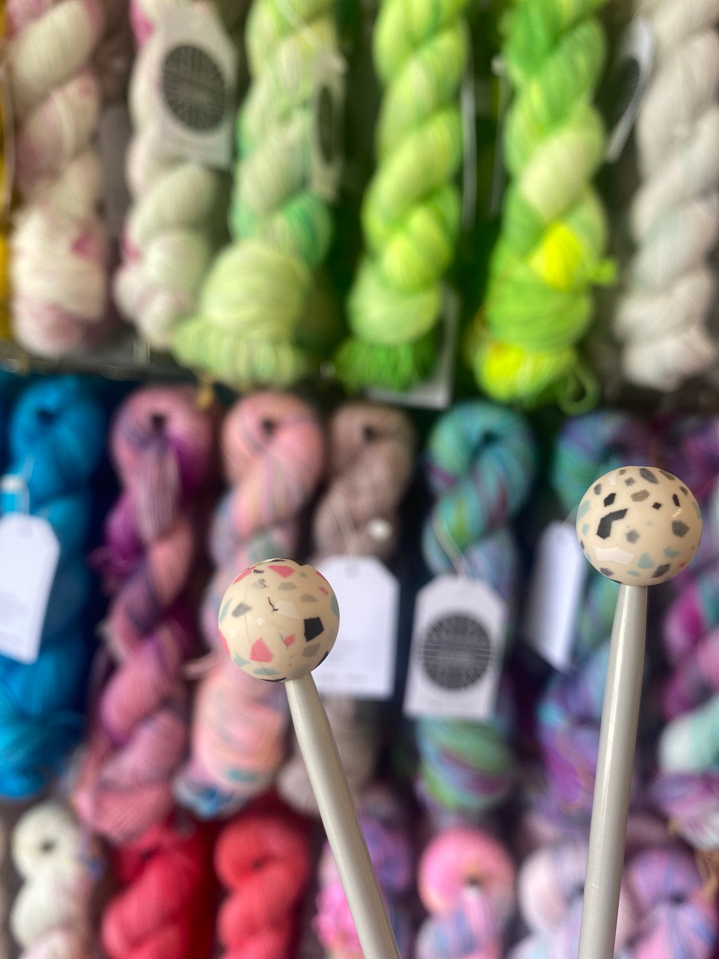 knitting needle stoppers
