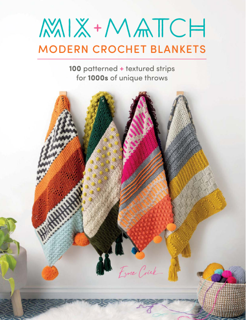 Mix and Match Modern Crochet Blankets by Esme Crick