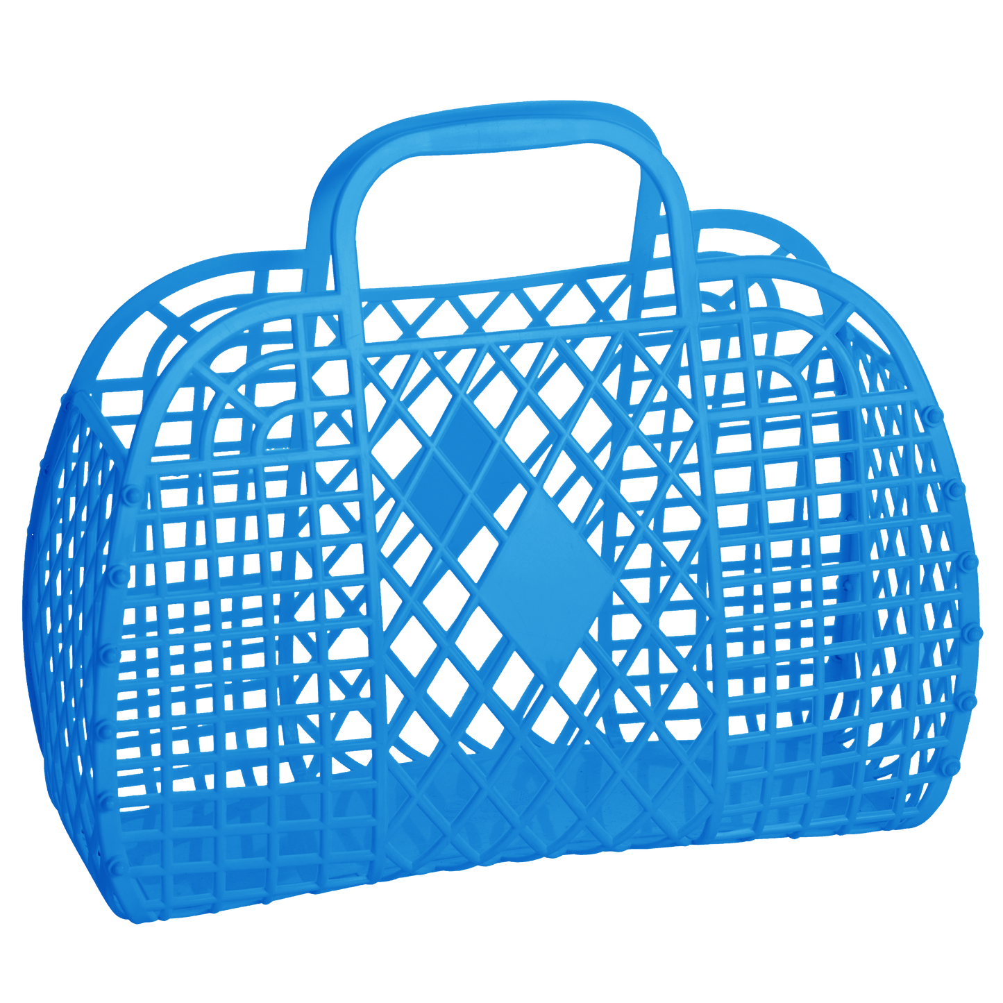 Retro Basket -  Large - Jelly Shopping Bag