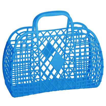 Retro Basket -  Large - Jelly Shopping Bag