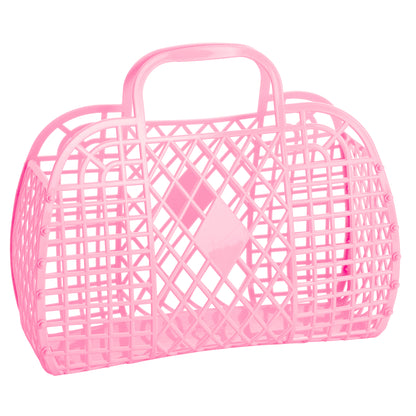 Retro Basket -  Large - Jelly Shopping Bag
