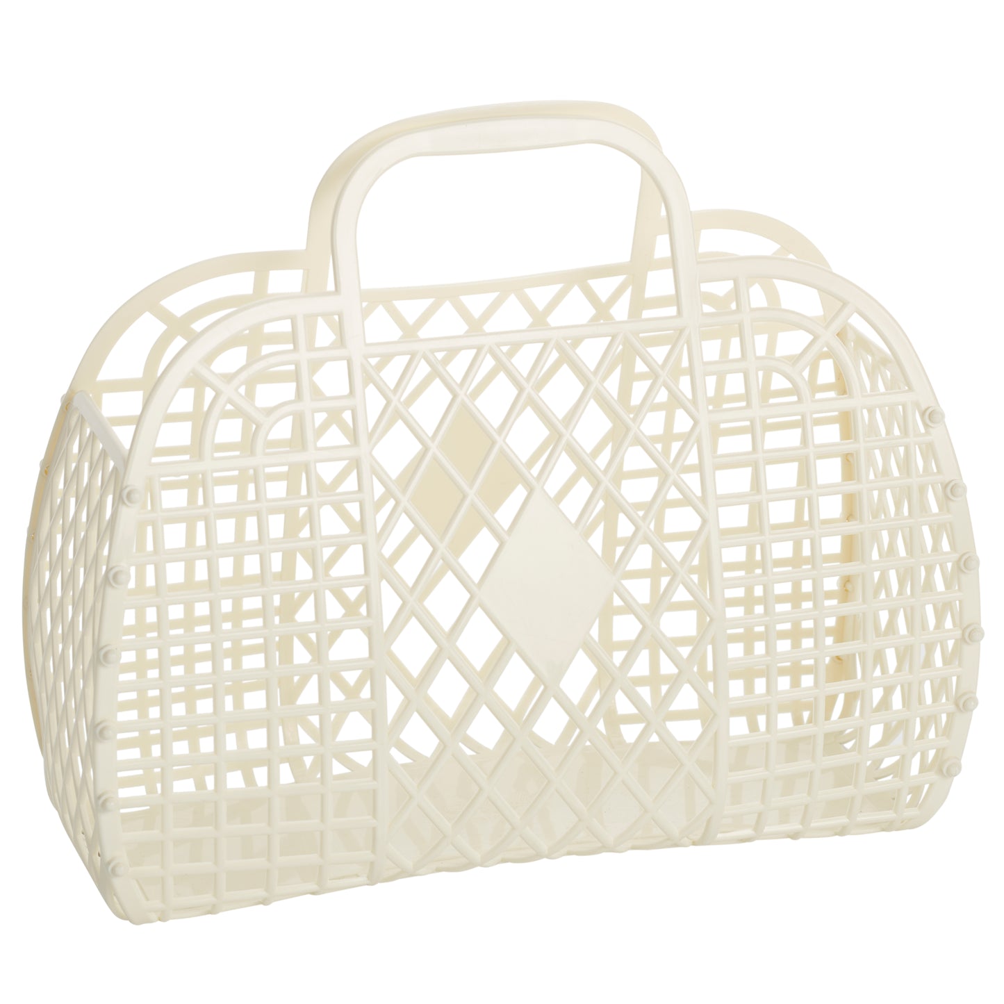 Retro Basket -  Large - Jelly Shopping Bag