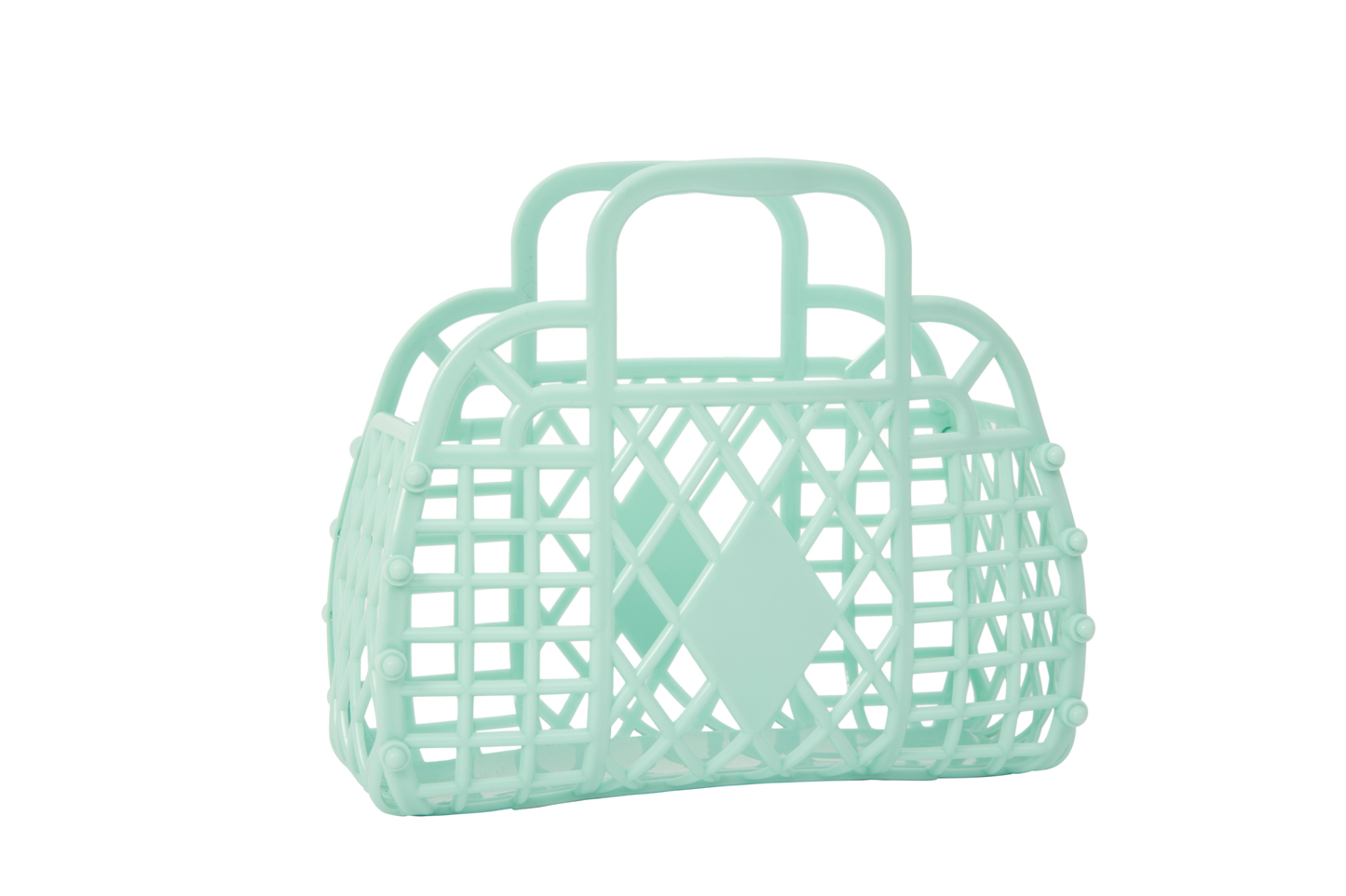 Retro Basket -  Mini - Jelly Shopping Bag