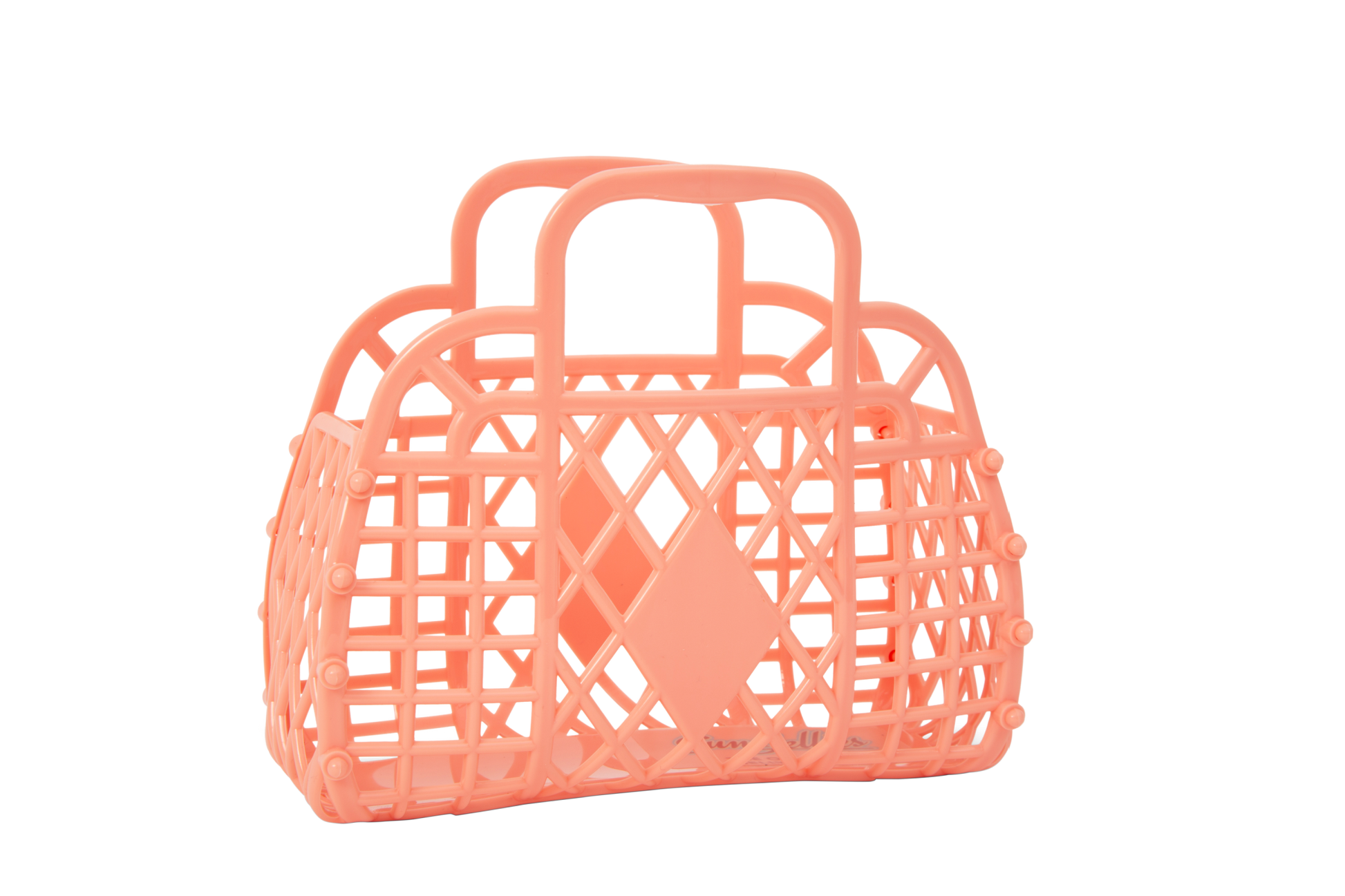 Sun jellies small retro basket bag sale