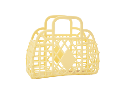 Retro Basket -  Mini - Jelly Shopping Bag