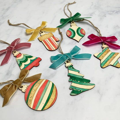 Christmas Glitter Decorations Craft Kit